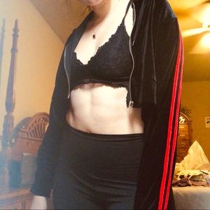 Velvet Red Track Jacket